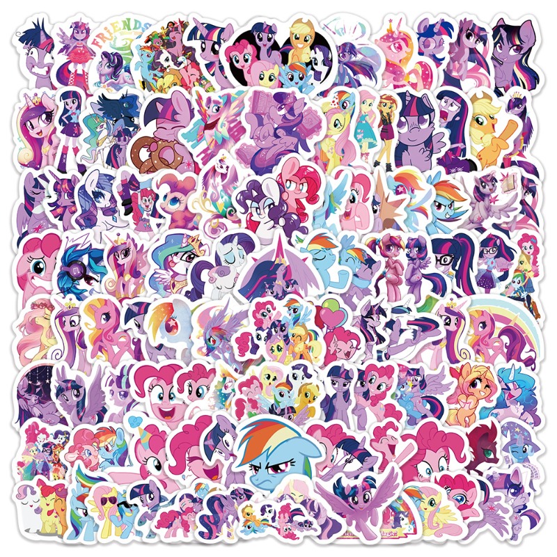Anime Merchandise Gift - 100 Stück Cartoon My Little Ponys