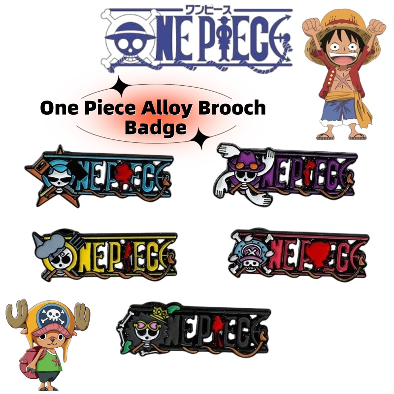 Anime Merchandise Jacket - Japanische Cartoon-Anime-Merchandise One Piece Metallabzeichen Zubehör