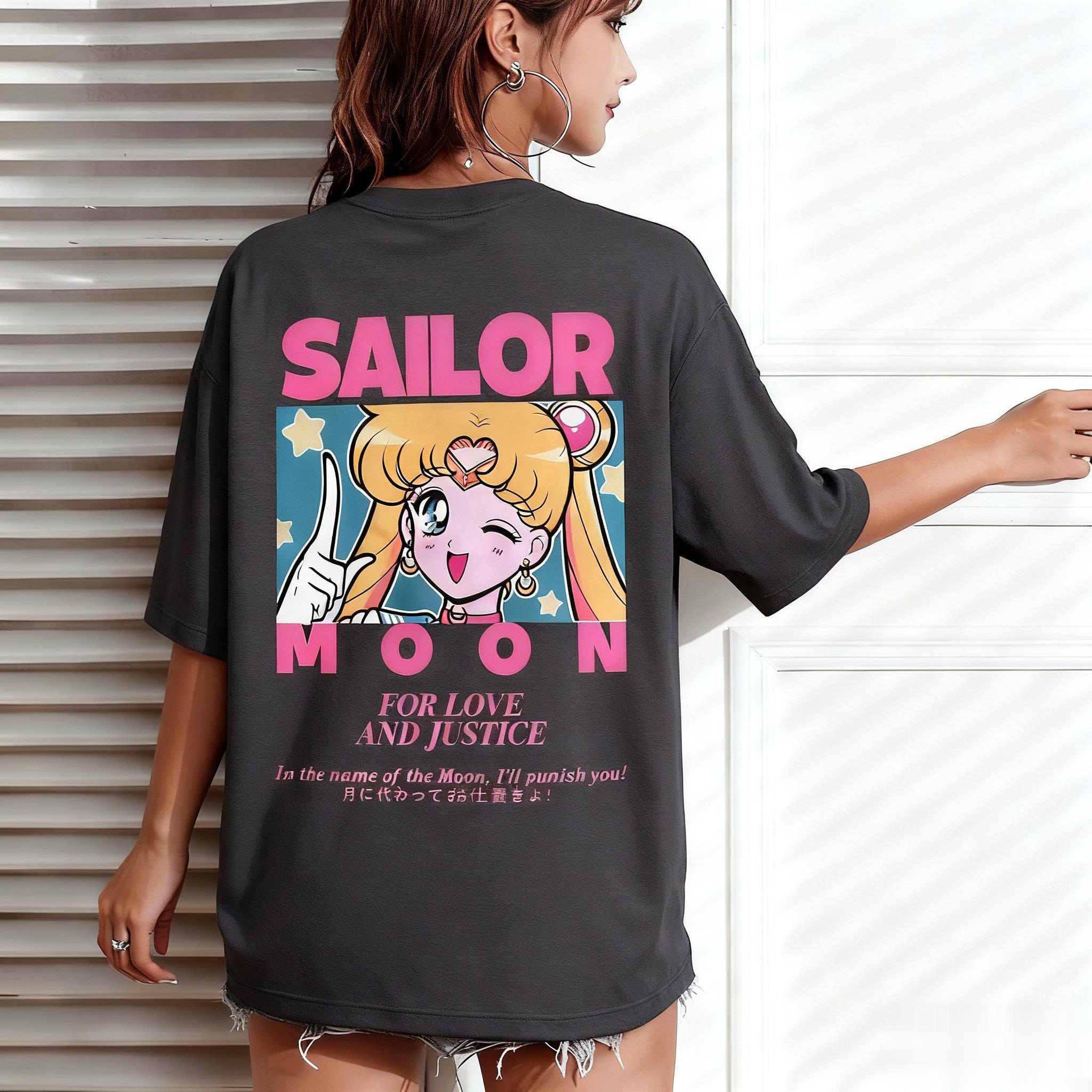 Anime Merchandise Store In Japan - 2026 Neues Heißes Sommer-Oversize-Casual-Streetwear Sailor Moon