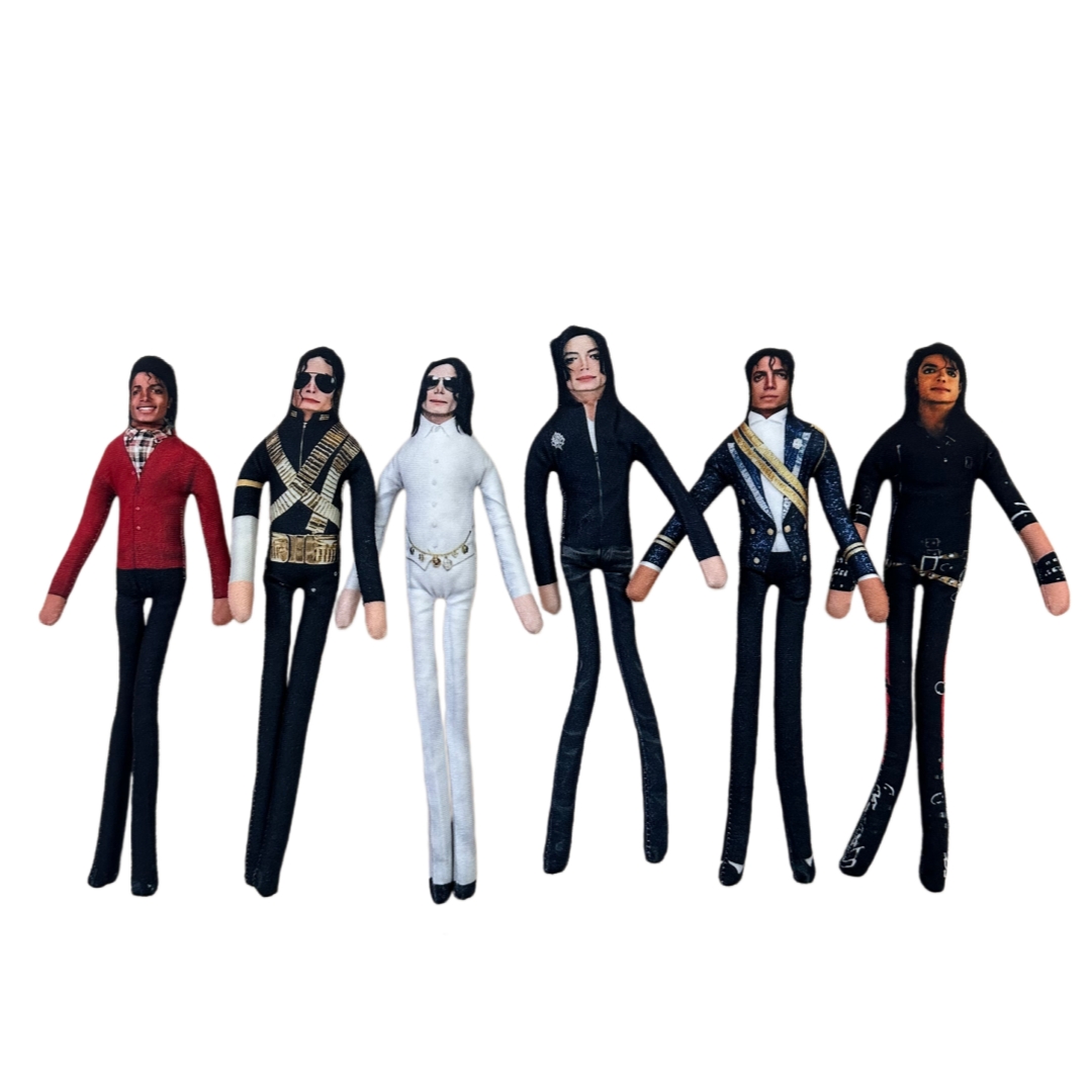 Anime Merchandise Gift - 1-6 Stück Michael Jackson Cosplay Requisiten-Puppe