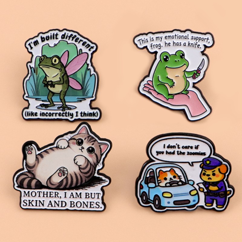 Zitat-Emaille-Pin, Niedlicher  – Enamel Pin Set Bewertung und Preis