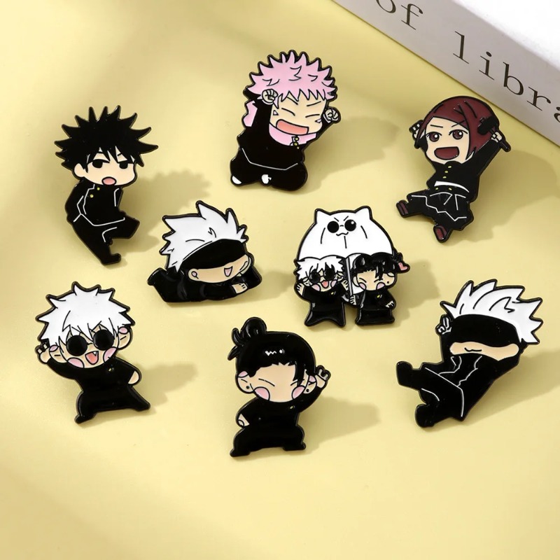 8-teiliges Anime Itadori Yuji  – Enamel Pin Set Bewertung und Preis